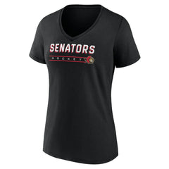 NHL Ottawa Senators Fanatics Women's V-Neck T-Shirt