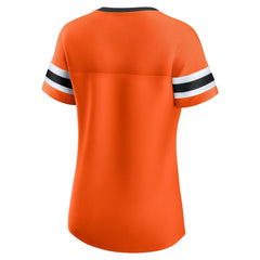 NHL Philadelphia Flyers Fanatics Women's Iconic Athena Lace-Up T-Shirt