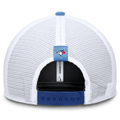 Royal Toronto Blue Jays Nike Rise Diamond Plate Performance Trucker Flex Hat