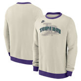 Cream Tampa Bay Rays Nike Cooperstown Collection Fleece Pullover Sweatshirt