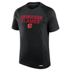NHL Calgary Flames Fanatics Authentic Pro Rink Tech T-Shirt