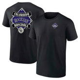Black Colorado Rockies Fanatics Field Play T-Shirt