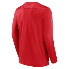 NHL Calgary Flames Fanatics Authentic Pro Tech Long Sleeve T-Shirt