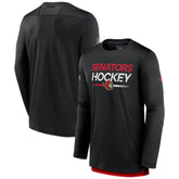 NHL Ottawa Senators Fanatics Authentic Pro Tech Long Sleeve T-Shirt