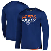 NHL Edmonton Oilers Fanatics Authentic Pro Tech Long Sleeve T-Shirt