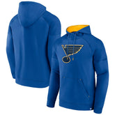NHL St. Louis Blues Fanatics Iconic Defender Raglan Pullover Hoodie