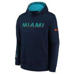 Youth 2025 Rivalries Collection Club Hoodie - Miami Dolphins Hoodies