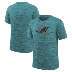 Youth 2025 Rivalries Collection Sideline Velocity Dri-FIT T-Shirt - Miami Dolphins T-shirts