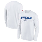 Youth 2025 Rivalries Collection Sideline Legend Dri-FIT Long Sleeve T-Shirt - Buffalo Bills T-shirts