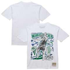 Mitchell & Ness Dirk Nowitzki Dallas Mavericks Hardwood Classics Chalked Up T-Shirt sale