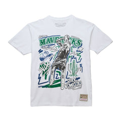 Mitchell & Ness Dirk Nowitzki Dallas Mavericks Hardwood Classics Chalked Up T-Shirt sale