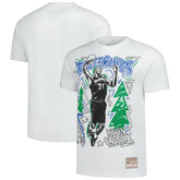 Mitchell & Ness Kevin Garnett Minnesota Timberwolves Hardwood Classics Chalked Up T-Shirt