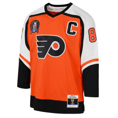 NHL Eric Lindros Philadelphia Flyers Mitchell & Ness Youth 1996/97 Power Play 2.0 Player Jersey with Captain Patch