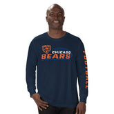 Starter Half Time Long Sleeve T-Shirt - Chicago Bears T-shirts
