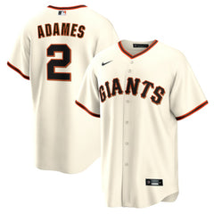 Cream Willy Adames San Francisco Giants Nike Home Replica Jersey