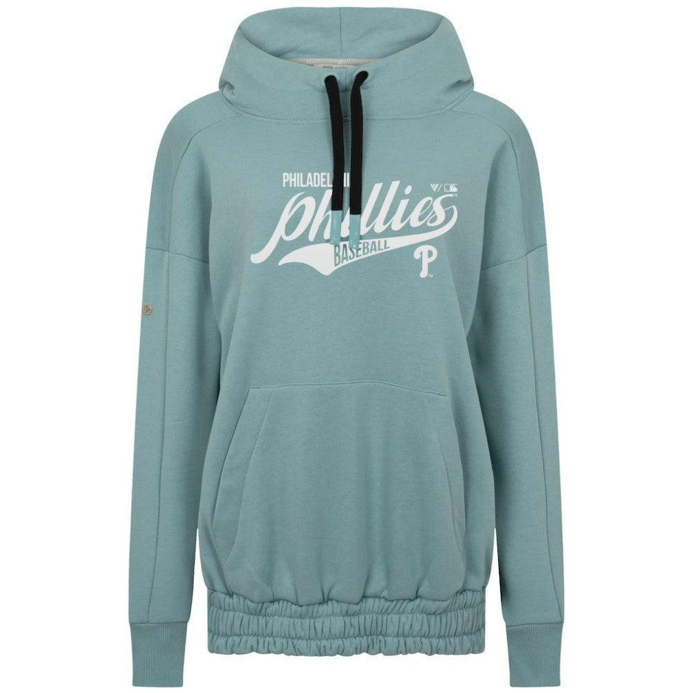 Blue Philadelphia Phillies Levelwear Women's Waterfall Glide Pullover Hoodie