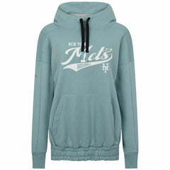 Blue New York Mets Levelwear Women's Waterfall Glide Pullover Hoodie