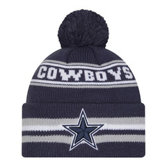 Pre-School Classic Cuffed Knit Hat with Pom - Dallas Cowboys Hats