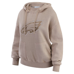 WEAR by Erin Andrews Women's Washed Pullover Crewdie - Philadelphia Eagles Pullover