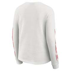 WEAR by Erin Andrews Women's Graphic Waffle Long-Sleeve T-Shirt - Kansas City Chiefs T-shirts
