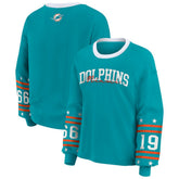 WEAR by Erin Andrews Women's Sport Long-Sleeve T-Shirt - Miami Dolphins T-shirts