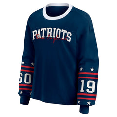 WEAR by Erin Andrews Women's Sport Long-Sleeve T-Shirt - New England Patriots T-shirts