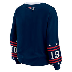 WEAR by Erin Andrews Women's Sport Long-Sleeve T-Shirt - New England Patriots T-shirts