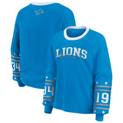 WEAR by Erin Andrews Women's Sport Long-Sleeve T-Shirt - Detroit Lions T-shirts