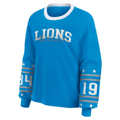 WEAR by Erin Andrews Women's Sport Long-Sleeve T-Shirt - Detroit Lions T-shirts