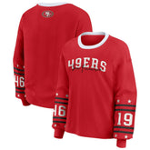 WEAR by Erin Andrews Women's Sport Long-Sleeve T-Shirt - San Francisco 49ers T-shirts