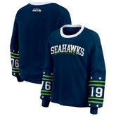 WEAR by Erin Andrews Women's Sport Long-Sleeve T-Shirt - Seattle Seahawks T-shirts