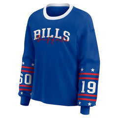 WEAR by Erin Andrews Women's Sport Long-Sleeve T-Shirt - Buffalo Bills T-shirts