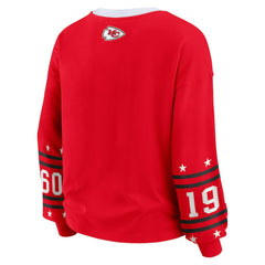 WEAR by Erin Andrews Women's Plus Size Sport Long-Sleeve T-Shirt - Kansas City Chiefs T-shirts