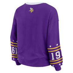 WEAR by Erin Andrews Women's Plus Size Sport Long-Sleeve T-Shirt - Minnesota Vikings T-shirts