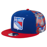 NHL New York Rangers New Era Camo Meshback 9FIFTY Snapback Hat
