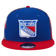 NHL New York Rangers New Era Camo Meshback 9FIFTY Snapback Hat