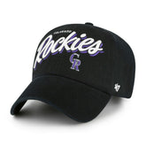 Black Colorado Rockies '47 Women's Ariana Clean Up Adjustable Hat