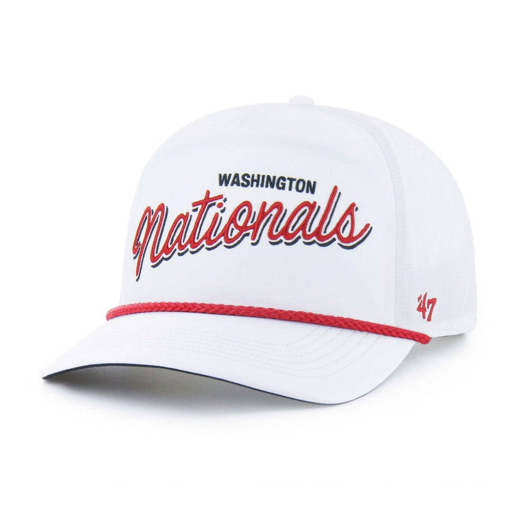 White Washington Nationals '47 Brrr Fairway Hitch Adjustable Hat