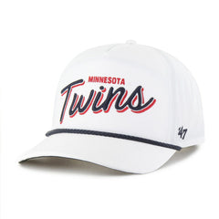 White Minnesota Twins '47 Brrr Fairway Hitch Adjustable Hat