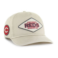 Khaki Cincinnati Reds '47 Cairn Hitch Adjustable Hat