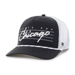 Black Chicago White Sox '47 Brrr Downburst Mesh Hitch Adjustable Hat