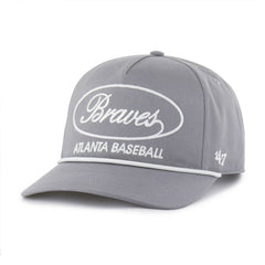 Gray Atlanta Braves '47 Foundational Hitch Adjustable Hat