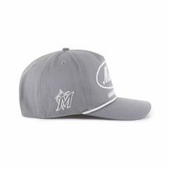 Gray Miami Marlins '47 Foundational Hitch Adjustable Hat