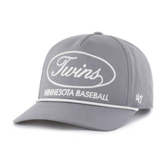 Gray Minnesota Twins '47 Foundational Hitch Adjustable Hat