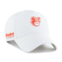 White Baltimore Orioles '47 Foundational Pinch Offside Adjustable Hat