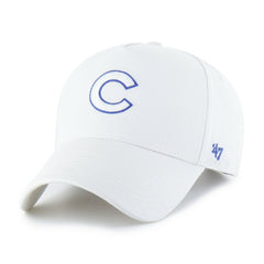White Chicago Cubs '47 Foundational Pinch Offside Adjustable Hat