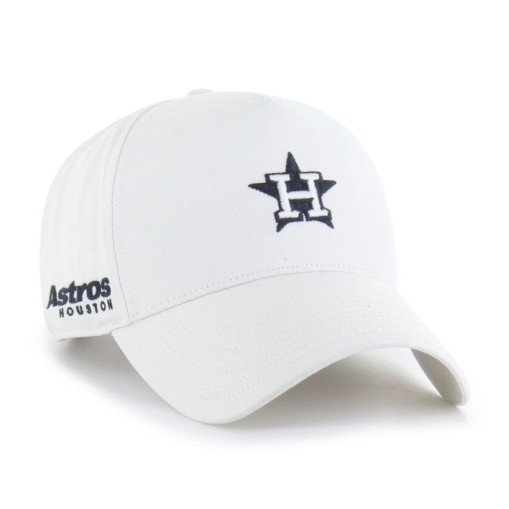 White Houston Astros '47 Foundational Pinch Offside Adjustable Hat