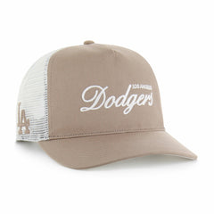 Brown Los Angeles Dodgers '47 Foundational Mesh Hitch Adjustable Hat