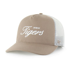 Brown Detroit Tigers '47 Foundational Mesh Hitch Adjustable Hat