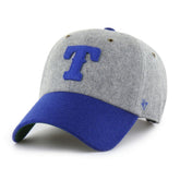 Gray/Royal Texas Rangers '47 Golden Age Wool Clean Up Adjustable Hat